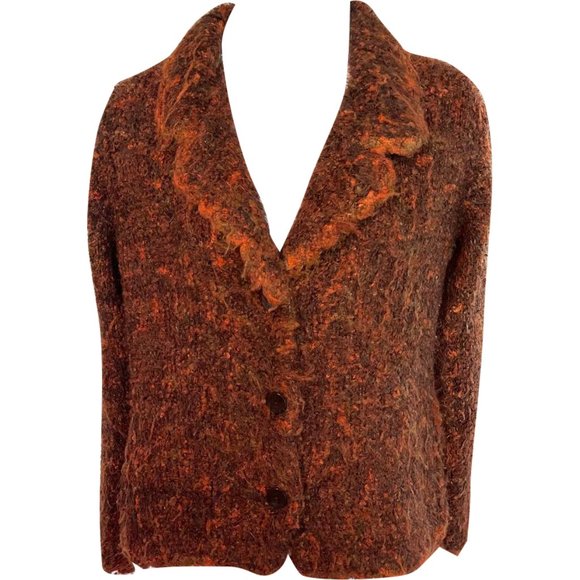 CAROLE LITTLE Knitted Cardigan Size M, Button Closer - Picture 1 of 6